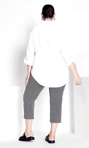 Avenue Women's Plus Size Crop Sstretch PRT in Saudi Arabia