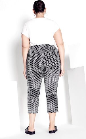 Avenue Women's Plus Size Crop Sstretch PRT in Saudi Arabia