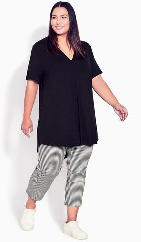 Avenue Women's Plus Size Crop Sstretch PRT in Saudi Arabia