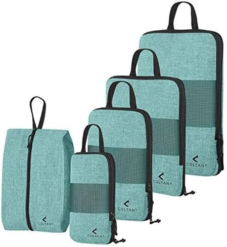 Compression Packing Cubes Travel Luggage-Organizer Set Packs More in Less Space in Saudi Arabia