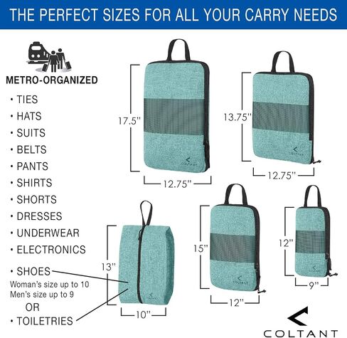 Compression Packing Cubes Travel Luggage-Organizer Set Packs More in Less Space in Saudi Arabia