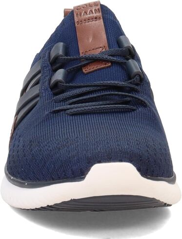 Cole Haan Men's Grand Motion Woven Stitchlite Sneaker, Magnet/Ironstone Knit/British Tan/Ivory, 8.5 Wide in Saudi Arabia