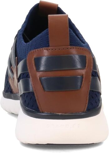 Cole Haan Men's Grand Motion Woven Stitchlite Sneaker, Magnet/Ironstone Knit/British Tan/Ivory, 8.5 Wide in Saudi Arabia