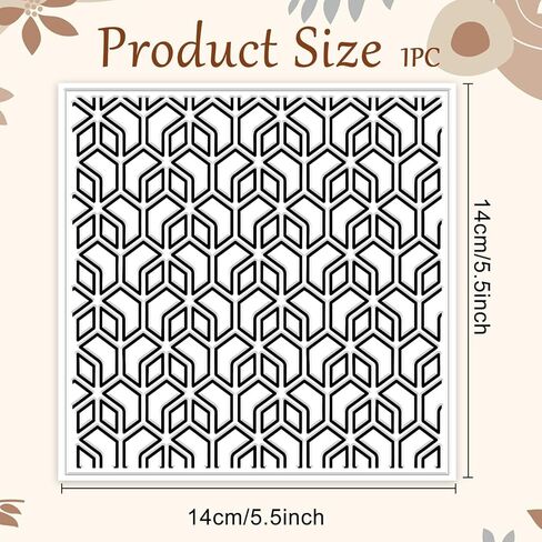 CHGCRAFT Paisley Pattern Polymer Clay Texture Sheets Retro Pattern Silicone Texture Stamp Modeling Pattern Pad for Jewelry and Clay Earrings Tools, 5.5x5.5 inch in Saudi Arabia