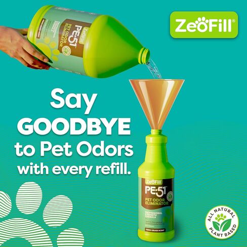 PE-51 PET OROD ELIMINATOR-PRINE ROODERIZER مع MAX FLOW Garden HOSE RARKUSE فوهة | الحيوانات الأليفة ، العشب والساحة الرائحة مزيل | Cat & Dog Pee Deodorizer Spray | جميع الإنزيمات الطبيعية | 32 أوقية زجاجة in Kuwait