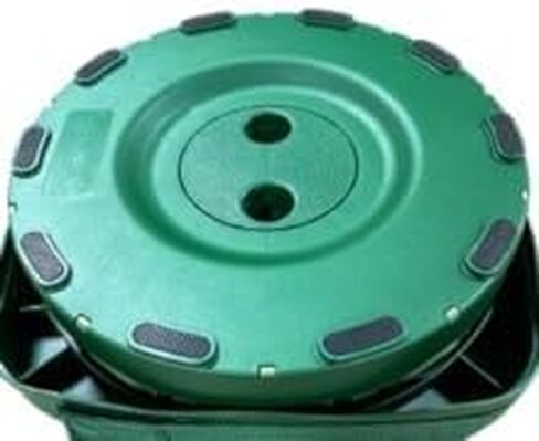 مجموعة مجموعة البراز المحمولة القابلة للطي - مقعد تصغير دائري + وسادة مقعد - حزمة قيمة رائعة للتخييم والسفر والنزهات والبستنة in Kuwait