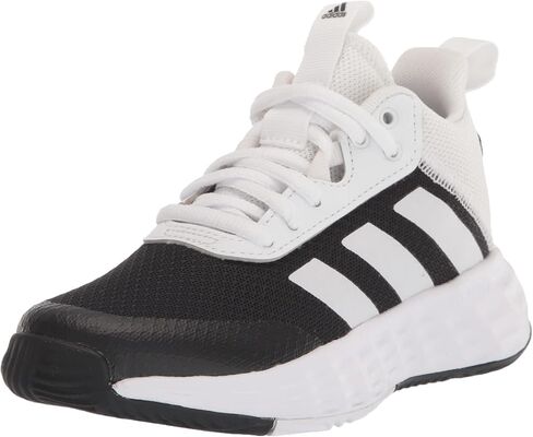 حذاء كرة السلة adidas Originals Flex، أبيض/فضي معدني/أزرق ملكي، مقاس 4 US للجنسين للأطفال الكبار in Kuwait