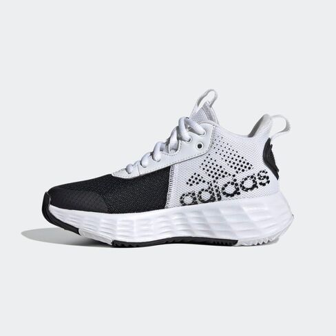 حذاء كرة السلة adidas Originals Flex، أبيض/فضي معدني/أزرق ملكي، مقاس 4 US للجنسين للأطفال الكبار in Kuwait
