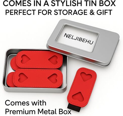 4 Pcs Elastic Heart Pen Holder for Notebook, Planner Accessories in Kuwait