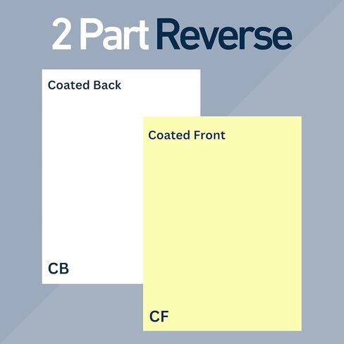 Buck 2 Part Reverse Carbonless NCR Paper, 8 Reams, 8.5" x 11" Collated Paper, 4000 Sheets, CF Canary/CB White - Ideal for Laser & Digital Printers & Perfect for Professional Duplicates in Saudi Arabia