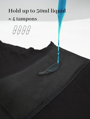 Period Underwear for Women Boyshort High Waisted Period Panties Heavy Flow Overnight Period Shorts Leakproof 2 Pack in Kuwait