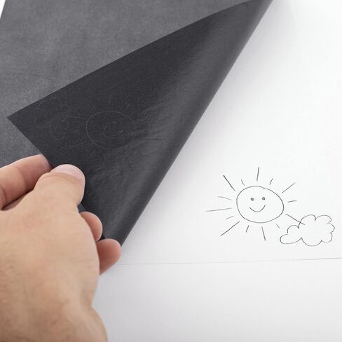 Writing Paper for Typewriters | DIN A4 | Self-Healing Paper | Carbon Copy Paper | 100 Sheets | Black in Saudi Arabia