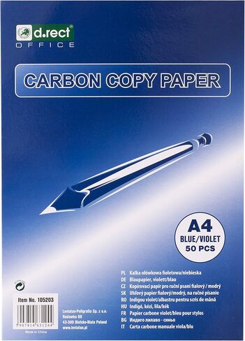 Writing Paper for Typewriters | DIN A4 | Self-Healing Paper | Carbon Copy Paper | 100 Sheets | Black in Saudi Arabia