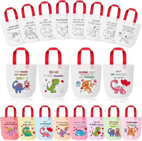 Christmas Coloring Goodie Bags for Kids - 24Pcs Nativity Bulk Color Your Own Gift Bags with Handle Religious Theme Reusable Non Woven Coloring Tote Packet for DIY Painting Crafts Holiday Party Favors in Kuwait