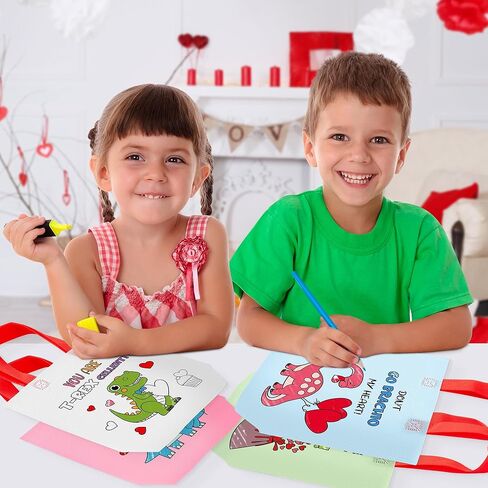 Christmas Coloring Goodie Bags for Kids - 24Pcs Nativity Bulk Color Your Own Gift Bags with Handle Religious Theme Reusable Non Woven Coloring Tote Packet for DIY Painting Crafts Holiday Party Favors in Kuwait