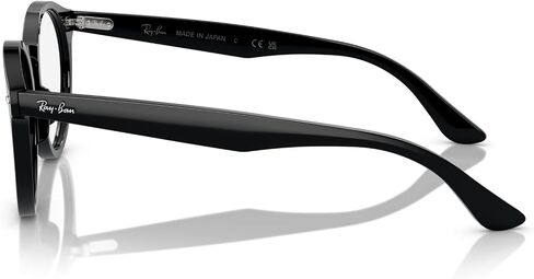 Ray-Ban RX7680V Larry Round Prescription Eyewear Frames, Grey Havana/Demo Lens, 49 mm in Saudi Arabia