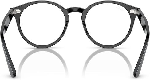 Ray-Ban RX7680V Larry Round Prescription Eyewear Frames, Grey Havana/Demo Lens, 49 mm in Saudi Arabia