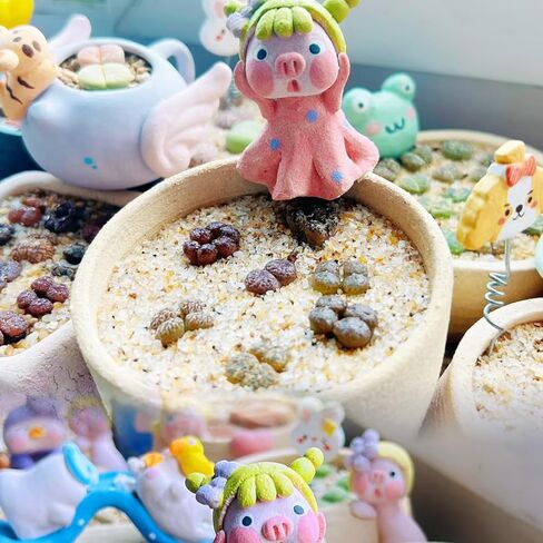 Aquarium Sand, 2lbs Beige Fish Tank Sand, Aquarium Gravel Substrate for Aquascaping, Vivariums, Terrariums, Plants and Crafts in Kuwait