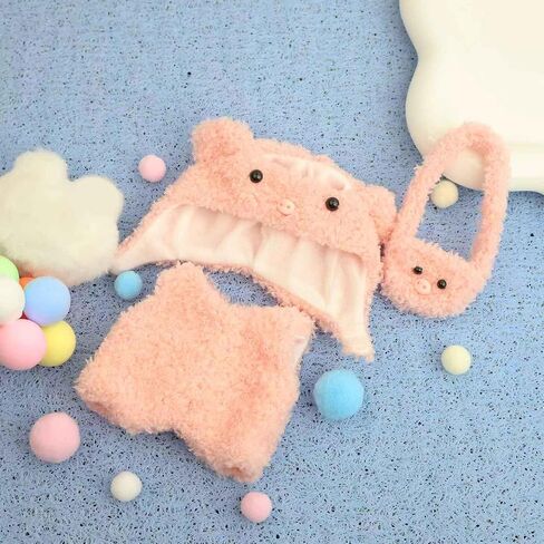 Clothes for Doll17cm Accessories Suit Cute Clothes for Doll Dress up Animal Style Outfits (NO Doll)(Bee) in Saudi Arabia