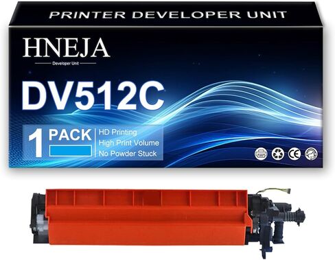 A2XN03D A2XN0KD A2XN0ED A2XN08 Developer Unit Compatible DV512 (BK/C/M/Y) Replacement for Konica Minolta C224 C224e C284 C284e C364 C364e C454 C454e C554 C554e Printer,Yellow-1 Pack in Saudi Arabia