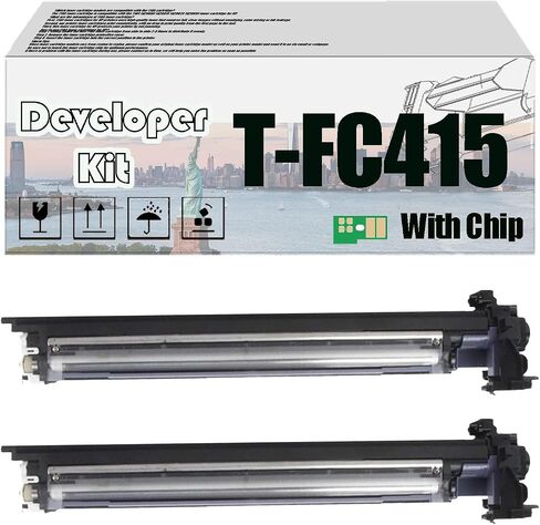 T-FC415 TFC415 Developer Kit, Compatible for Toshiba 2000AC 2500A 2505AC 3005AC 3505AC 4505AC 5005AC 2010AC 2510AC 2515AC 3015AC 3515AC 4515AC 5015AC Printers Yellow*1 in Kuwait