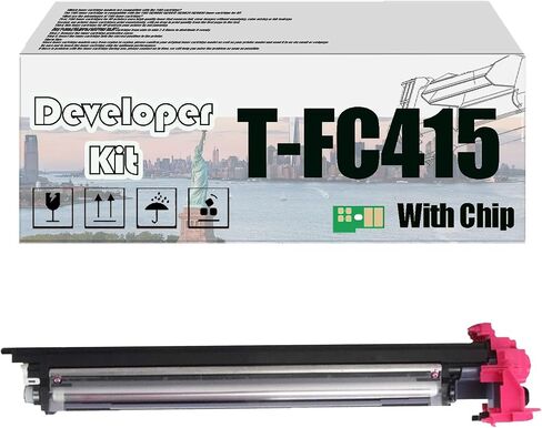 T-FC415 TFC415 Developer Kit, Compatible for Toshiba 2000AC 2500A 2505AC 3005AC 3505AC 4505AC 5005AC 2010AC 2510AC 2515AC 3015AC 3515AC 4515AC 5015AC Printers Yellow*1 in Kuwait