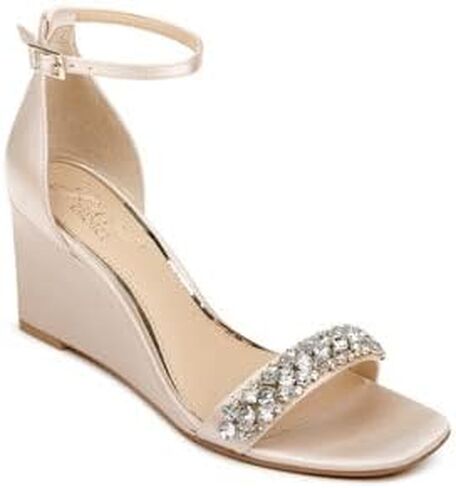 Jewel Badgley Mischka Peggy Crystal Embellished Wedge in Saudi Arabia