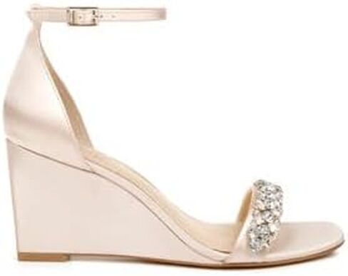 Jewel Badgley Mischka Peggy Crystal Embellished Wedge in Saudi Arabia