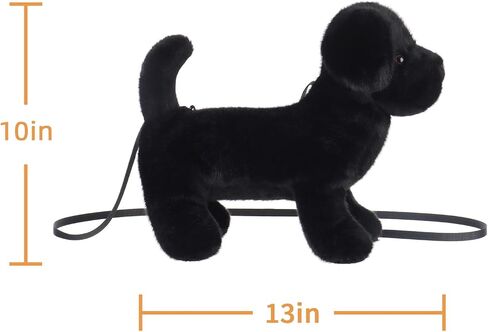 Apricot Lamb Labrador Dog Animal Shoulder Bag Crossbody Plush Purse for Adults and Teen Girls Boys in Saudi Arabia