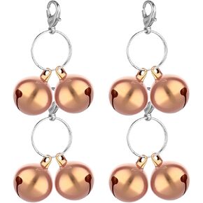 4 Sets Bell for Cat Collar, Cat Bells Stainless Steel Dog Collars Bell Dog Training Bells Collars-Bells