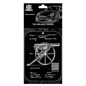 Limited Edition Patent Print 3mm Thick Long Lasting Gunpowder Car Air Freshener