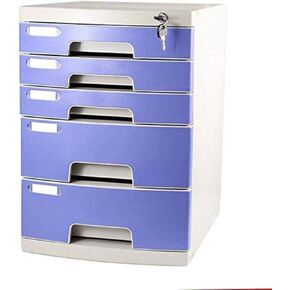 File Cabinet Lock, 5 Drawers, Desktop Data Storage, Data Box, Home Office Furniture, Bookshelf