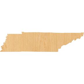 Tennessee Laser Cut Out Wood Shape Craft Supply - 4 Inch
