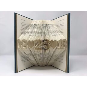NiCe Folded Book Art - Amazing Gift for Boyfriend, Girlfriend, Wedding, Anniversary, Birthday, Christmas - Any Special Date
