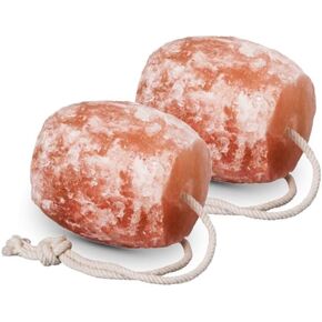 ملح الهيمالايا لعق 5-6 رطل - لعق الملح للخيول | بلوك لعق الملح الغزلان | كتلة الملح على الحبل | الهيمالايا لعق الملح للحيوانات. حزمة 3 in Kuwait