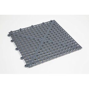 Dri-Dek® Dog & Cat Kennel Cage Liner, Veterinarian or Groomer Flooring - 1'x1' Interlocking Tiles - 12-Pack (Blue)