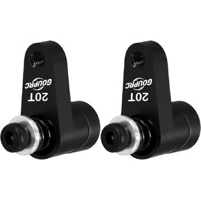 GOUPRC Upgarde 20T Metal Servo Horn for ARRMA Granite GROM 1/18 Typhon GROM 1/14 Mini Mojave GROM 1/14 RC Car Small Buggy Monster Truck 2PCS