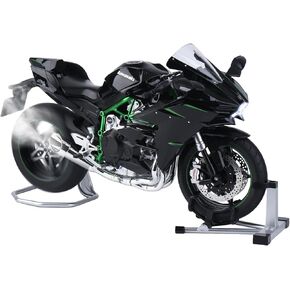 1/6 Scale Motorcycle Compatible with Kawasaki Ninja H2 Motorcycle Model Kit Die Cast Metal Racing Motorcycles Model for Kawasaki H2 Collectible Model Motorcycles Spray