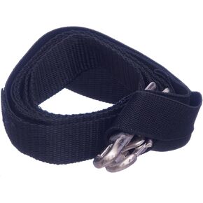 Jeffers Equine Replacement Adjustable Elastic Leg Straps for Horse Blankets, Sheets & Turnout Rug – Durable, Wide 1" Strap, Secure Fit, Adjustable for All Horses – Classic Black - Sold in Pairs