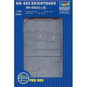 Trumpeter 1/700 MH60S Knighthawk Helicopter Set for USS Nimitz (12-Box)
