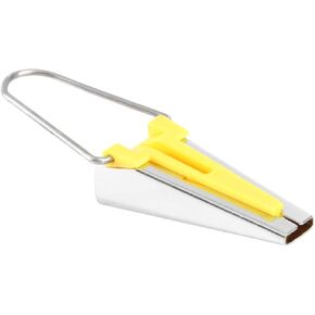 Angoily Fabric Bias Tape Maker Quilting Batting Sew Binding Bias Tape Stretch Double Fold Bias Tape Stitching Bunting Bias Tape Quilting Supplies Strips Fusible Bias Tape Crafts Kit Yellow