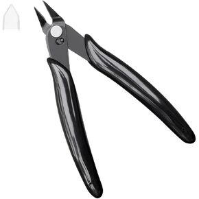 170 Micro Wire Cutter Jewelry Wire Cutter for Crafts, Precision Diagonal Pliers for Plastic Zip Ties, 3D Printing Support Remover Tool, Mini Wire Snips for DIY & Hobby (1)