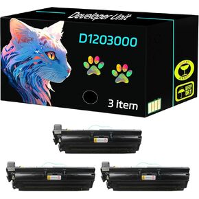 High Yield D1203000 Developer Unit Compatible for Ricoh Aficio MP 2352SP 2852 2852SP 3352 3352SP MP 2553 3053 3353 Printers, Print Clearly (2-Pack Black)