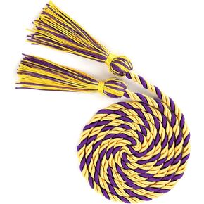 Graduation Cords, Cords for Graduation 2025, Red Blue and White Graduation Honor Cord 68 Inch Rayon Braided Cord, Honor Ropes with Tassels for 2025 Graduation Decorations for Students Master Doctoral