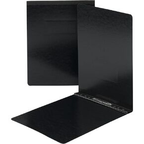 غطاء تقرير Smead Pressboard ، قفل Top Metal Prong مع ضاغط ، 2 "سعة ، حجم حرف ، أسود ، 25 لكل صندوق (81125)