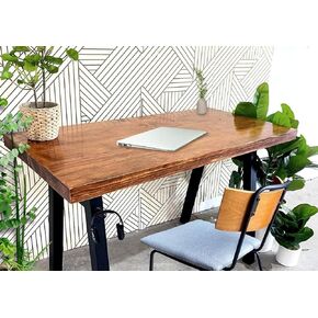Solid Reclaimed Wood Desk, 2" Extra Thick, Real Wood