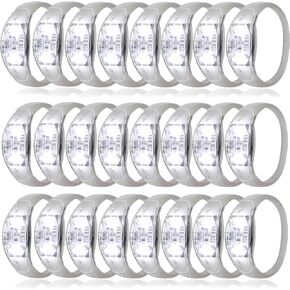 100 Pcs LED Bracelets Sound Activated with Flashing LED Strobe Music Control Light Up Bracelets for Rave, Game Prizes, Birthday Party Favor,Valentine's Day gift