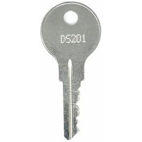 Cabinet Lock DS222 Replacement Keys: 2 Keys