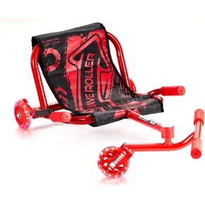 VEVOR Ride on Scooter, Load Capacity of 198 lbs, Swing Side-to-Side for Amazing Ride Powered by Zig-Zag Motion, Ride on Drifting Toy for Ages 10+, Rides on Any Hard Surface for Indoor & Outdoor, Red