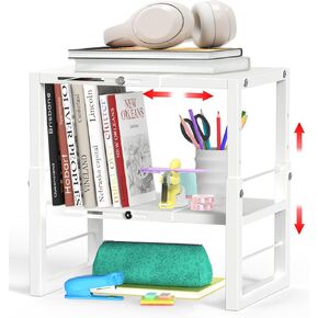 Locker Organizer Shelf School, Adjustable Width and Height, Stackable Metal Locker Storage Organization, Ideal Locker Fits Standard Size School, Office, and Gym Lockers, Black